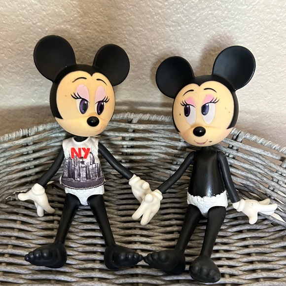 Disney | Toys | Jakks Pacific Disney Minnie Mouse Posable 9 Dolls Set ...